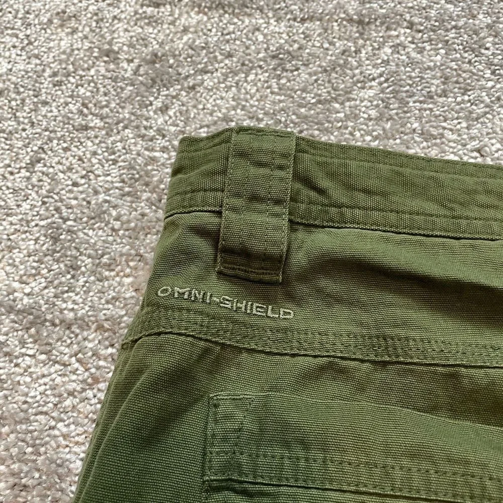 Columbia Chino Shorts Mens 38 Green Cotton Outdoor hiking Adult 11